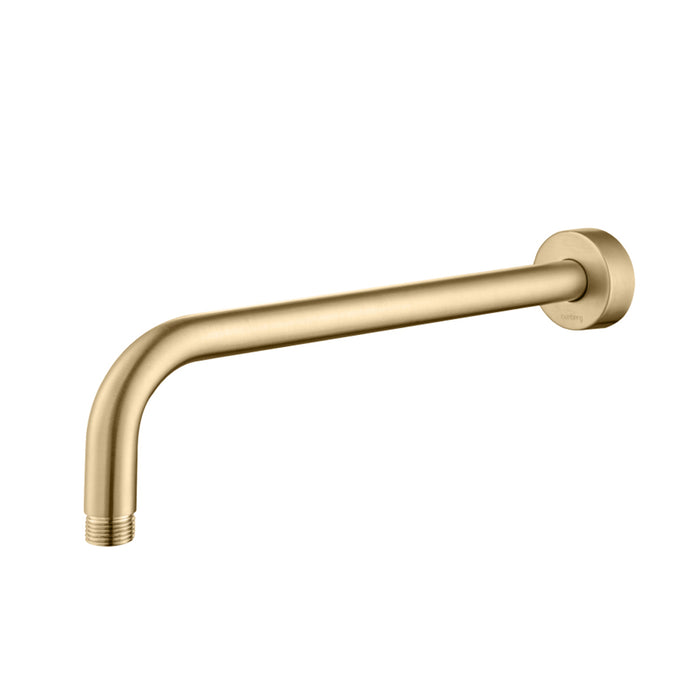 Universal Round Shower Arm - Wall Mount - 12" Brass/Brushed Bronze