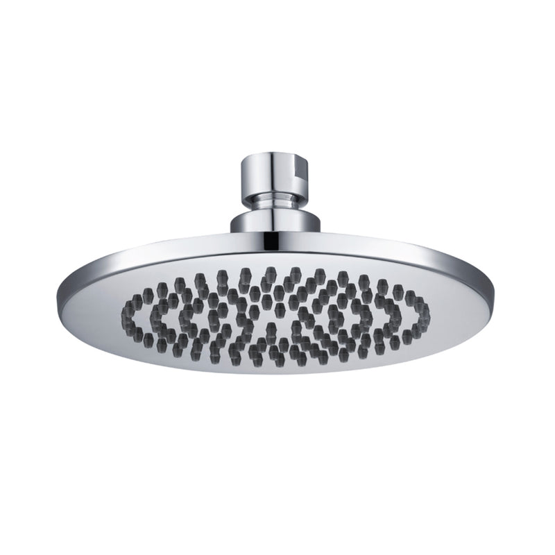 Universal Rainhead Shower Head - Wall Mount - 6" Brass/Polished Chrome