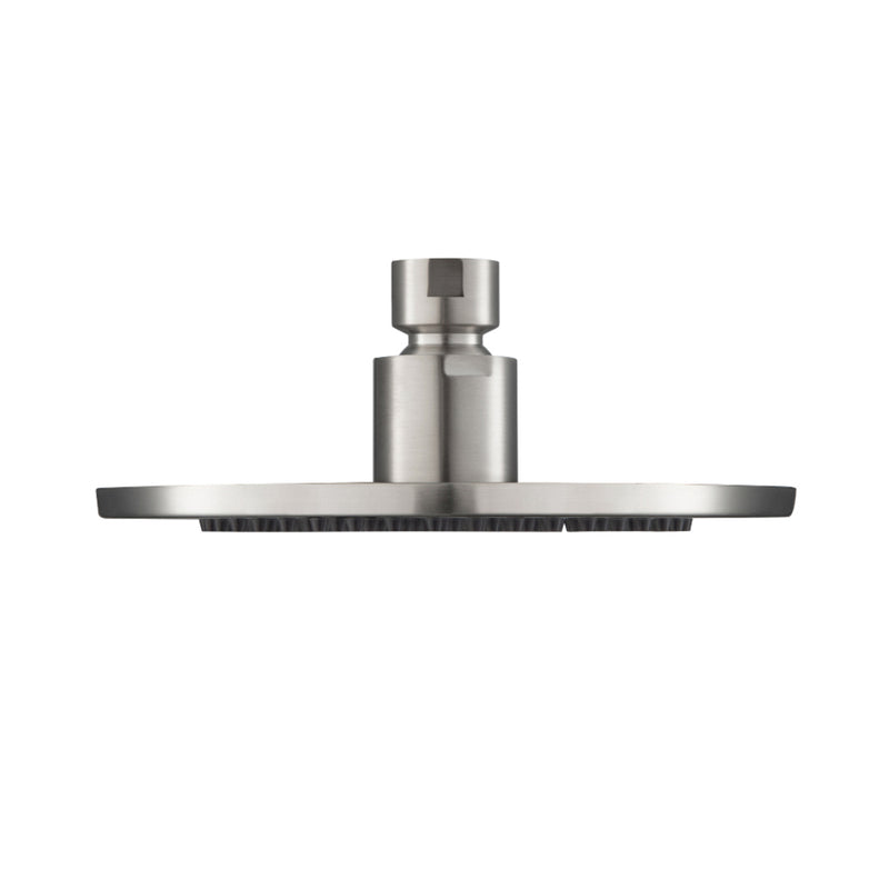 Universal Rainhead Shower Head - Wall Mount - 6" Brass/Brushed Nickel