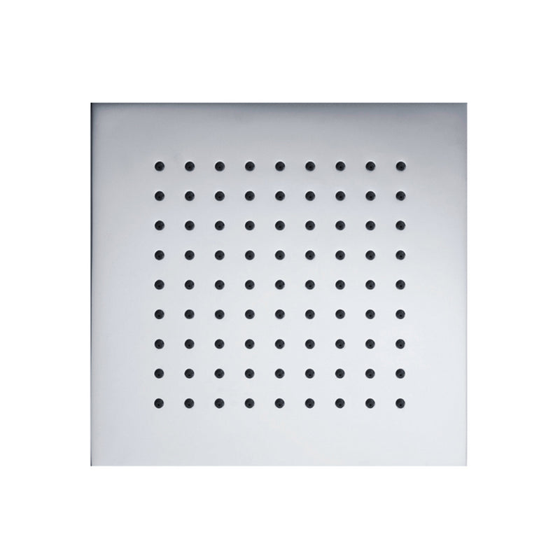 Universal Rainhead Shower Head - Wall Mount - 6" Brass/Polished Chrome