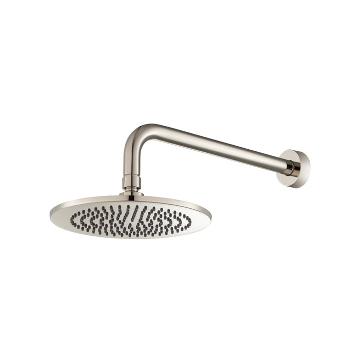 Universal Complete Shower Head - Wall Mount - 8" Brass/Polished Nickel