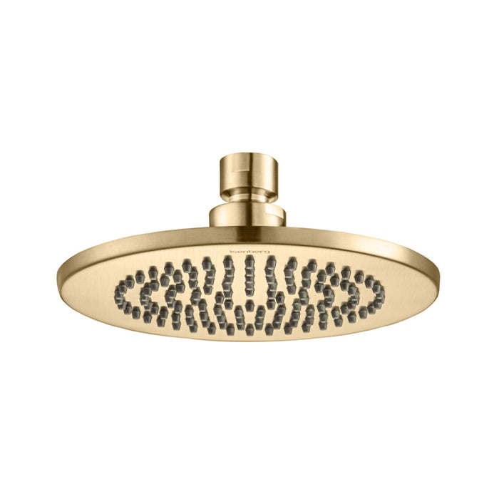 Universal Rainhead Shower Head - Wall Mount - 6" Brass/Brushed Bronze