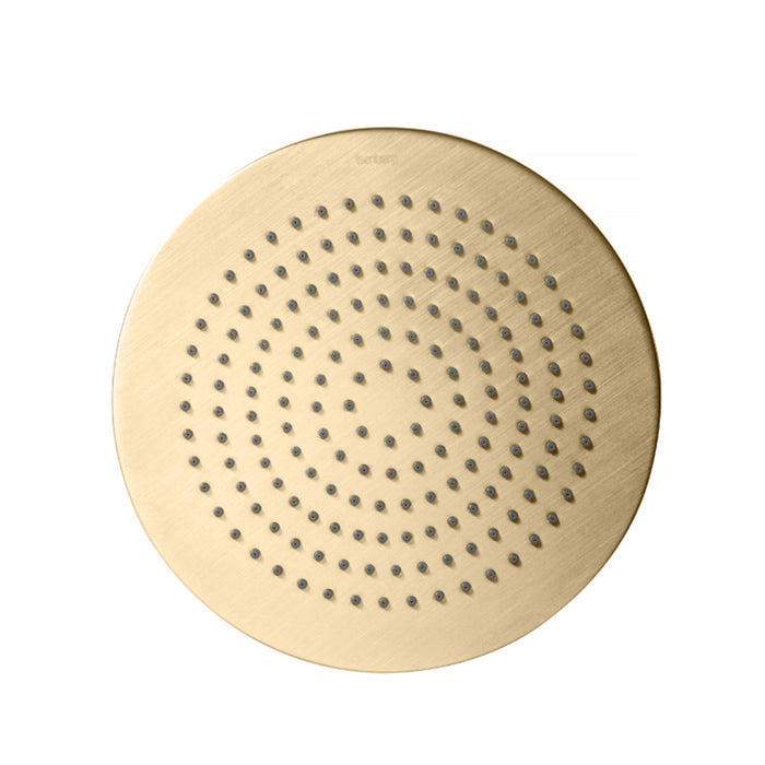 Universal Round Rainhead Shower Head - Wall Mount - 8" Brass/Brushed Bronze