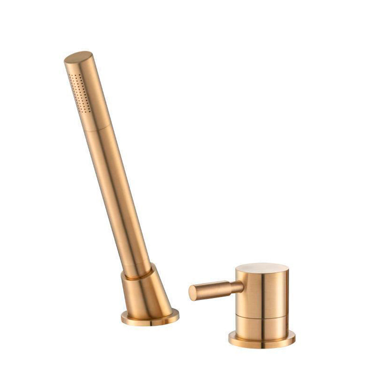 Serie 100 Complete Tub Faucet - Drop-In - 6" Brass/Brushed Bronze