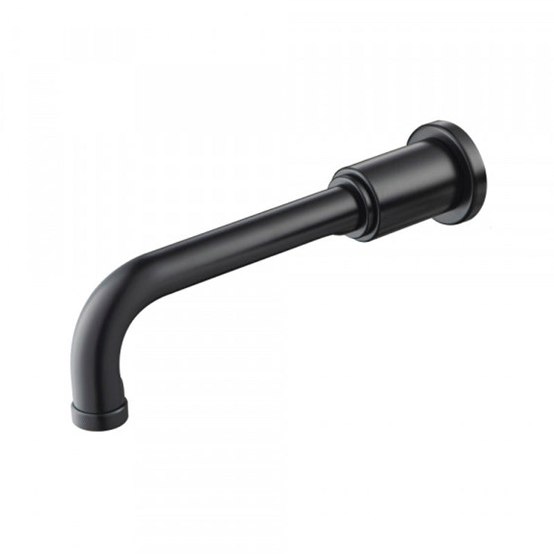 Serie 250 Non Diverting Tub Spout - Wall Mount - 10" Brass/Matt Black