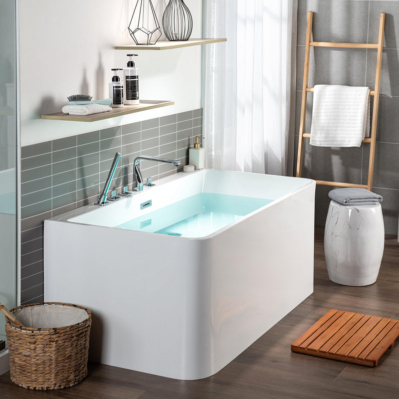 Serie 260 Hand Shower Complete Tub Faucet - Built-In - 14" Brass/Polished Nickel