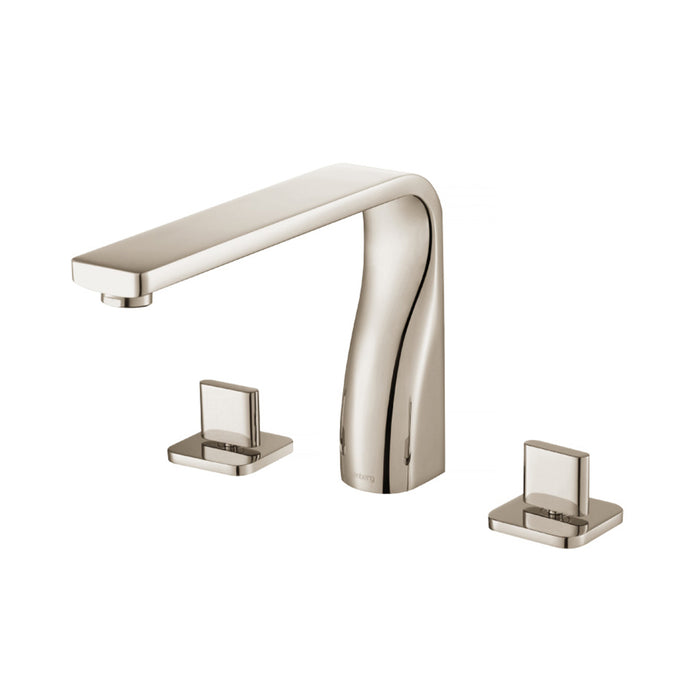 Serie 260 Complete Tub Faucet - Widespread - 8" Brass/Polished Nickel