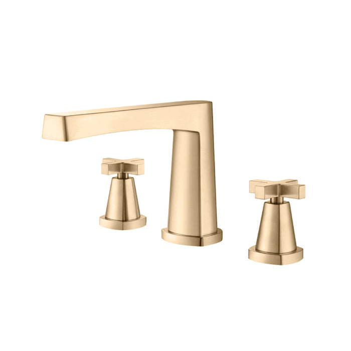 Serie 240 Tub Faucet - Widespread - 8" Brass/Brushed Bronze