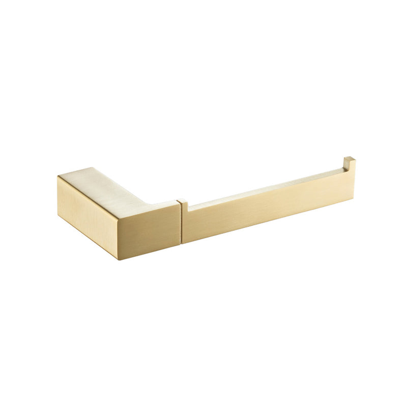 Serie 196 Toilet Paper Holder - Wall Mount - 7" Brass/Satin Brass