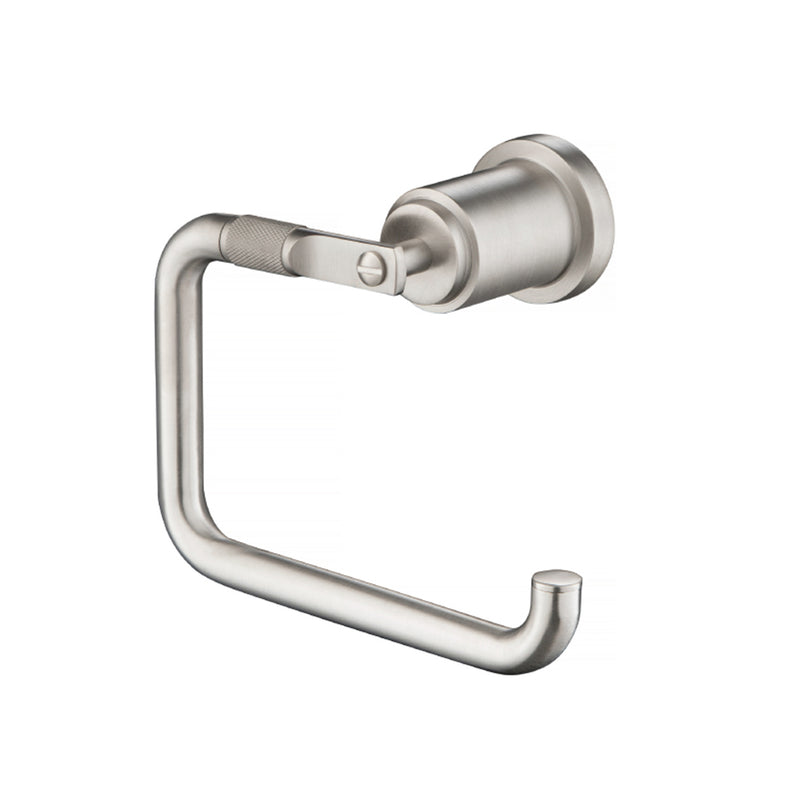 Serie 250 Toilet Paper Holder - Wall Mount - 6" Brass/Brushed Nickel