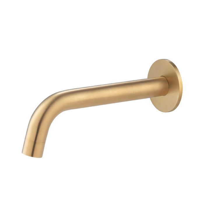 Serie 100 Non Diverting Tub Spout - Wall Mount - 8" Brass/Brushed Bronze