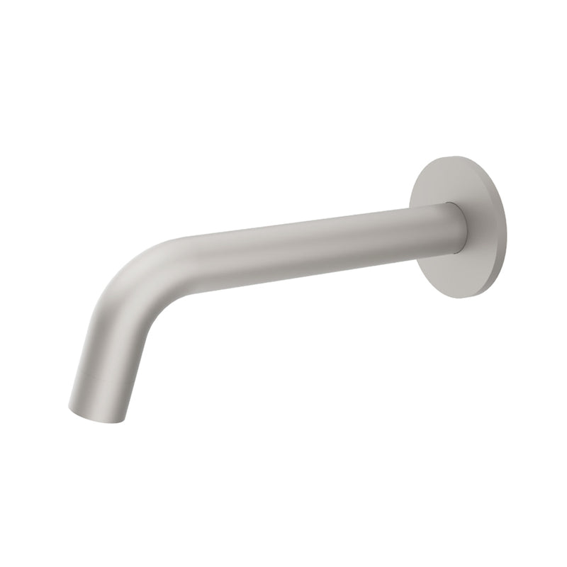 Serie 100 Non Diverting Tub Spout - Wall Mount - 8" Brass/Brushed Nickel