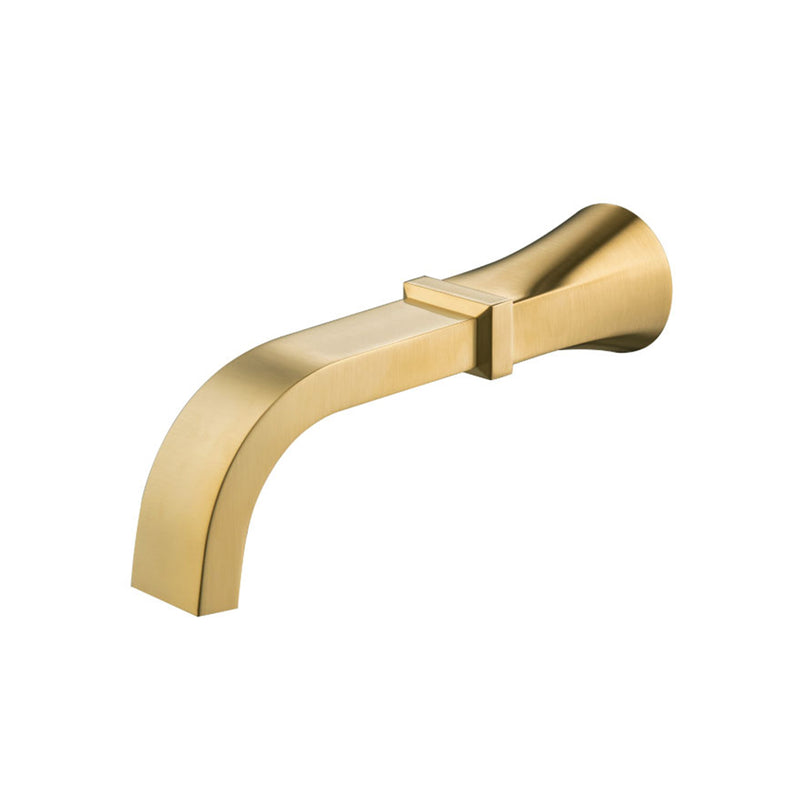Serie 230 Tub Spout - Wall Mount - 8" Brass/Satin Brass