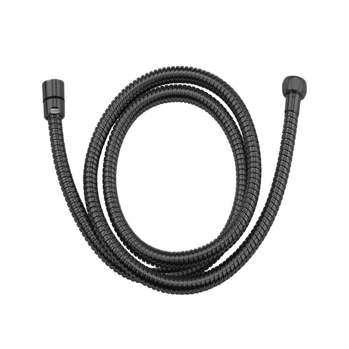 Universal Double Spiral Hand Shower Hose - Built-In - 24" Brass/Matt Black