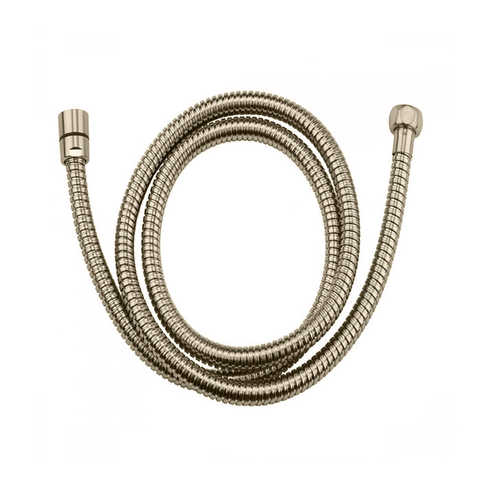 Universal Double Spiral Hand Shower Hose - Built-In - 24" Brass/Polished Nickel