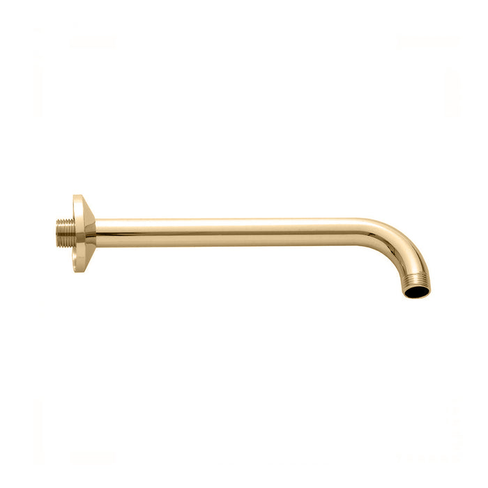 Universal Shower Arm - Wall Mount - 10" Brass/Satin Brass