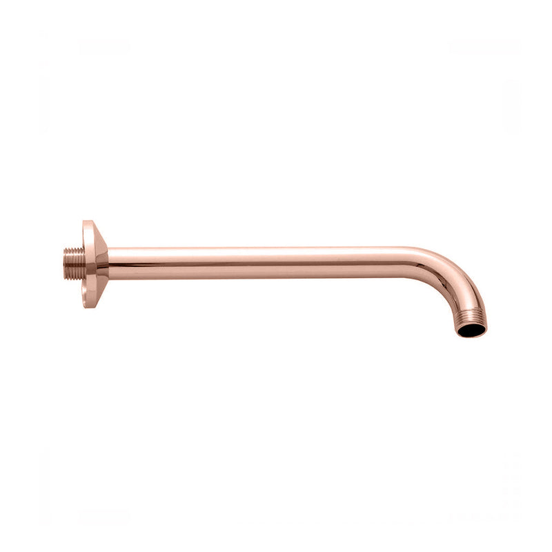 Universal Shower Arm - Wall Mount - 10" Brass/Satin Copper