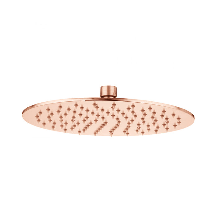 Machine Rain Shower Head - Wall Mount - 10" Brass/Polished Copper