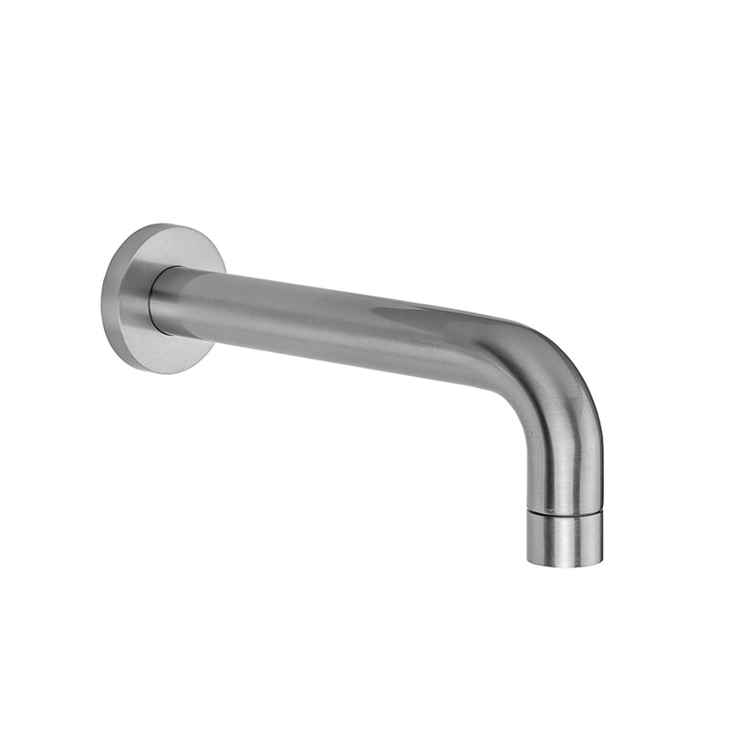 Contempo Tub Spout - Wall Mount - 8" Brass/Polished Chrome