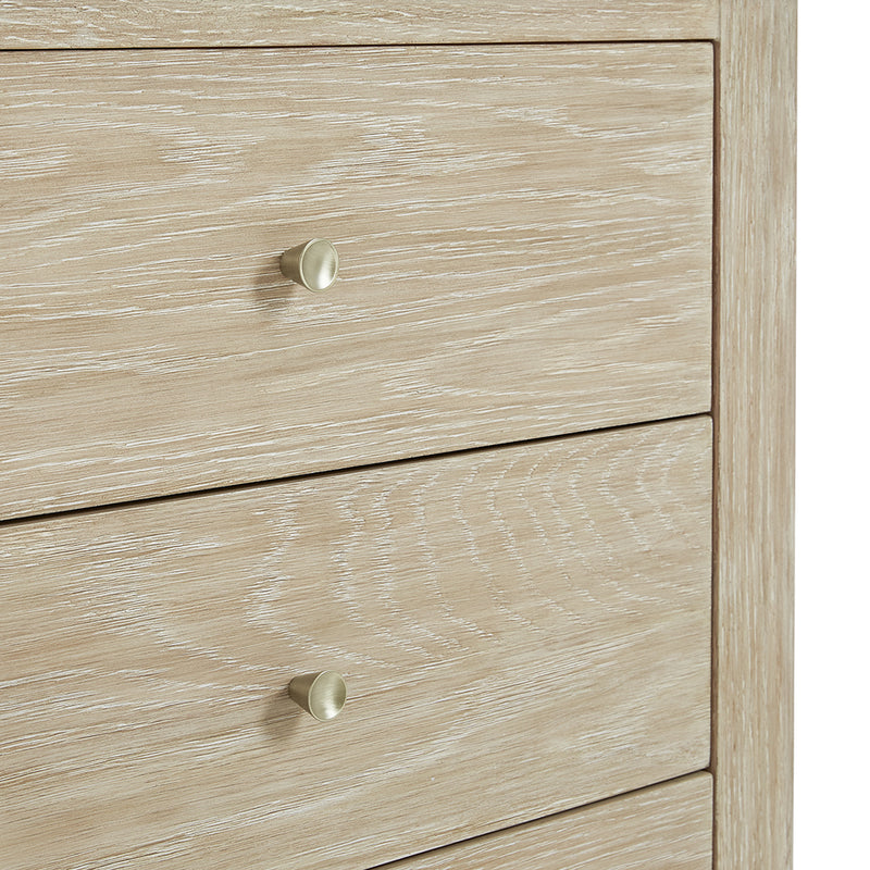 Marigot 4 Drawers And 1 Door Bathroom Vanity with Victorian Silver Quartz Top and Undermount Sink - Free Standing - 48" Wood/Sunwashed Oak