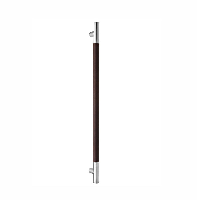Universal Door Pull Handle - Door Mount - 35" Stainless Steel/Satin/Browm
