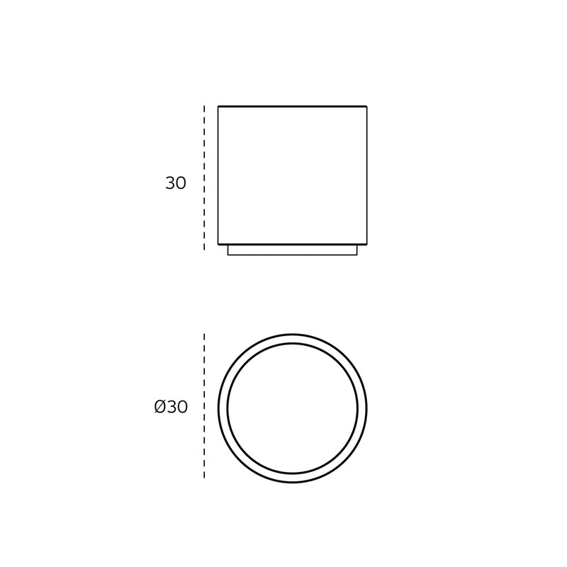 Universal Door Stop - Floor Mount - 2" Stainless Steel/Satin/Black