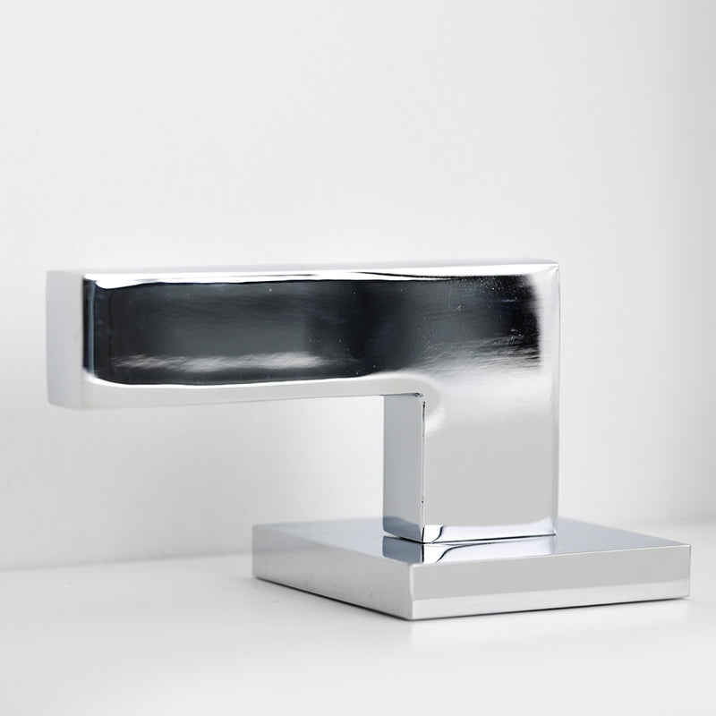 Devon Line2 Bathroom Faucet - Widespread - 8" Brass/Polished Chrome