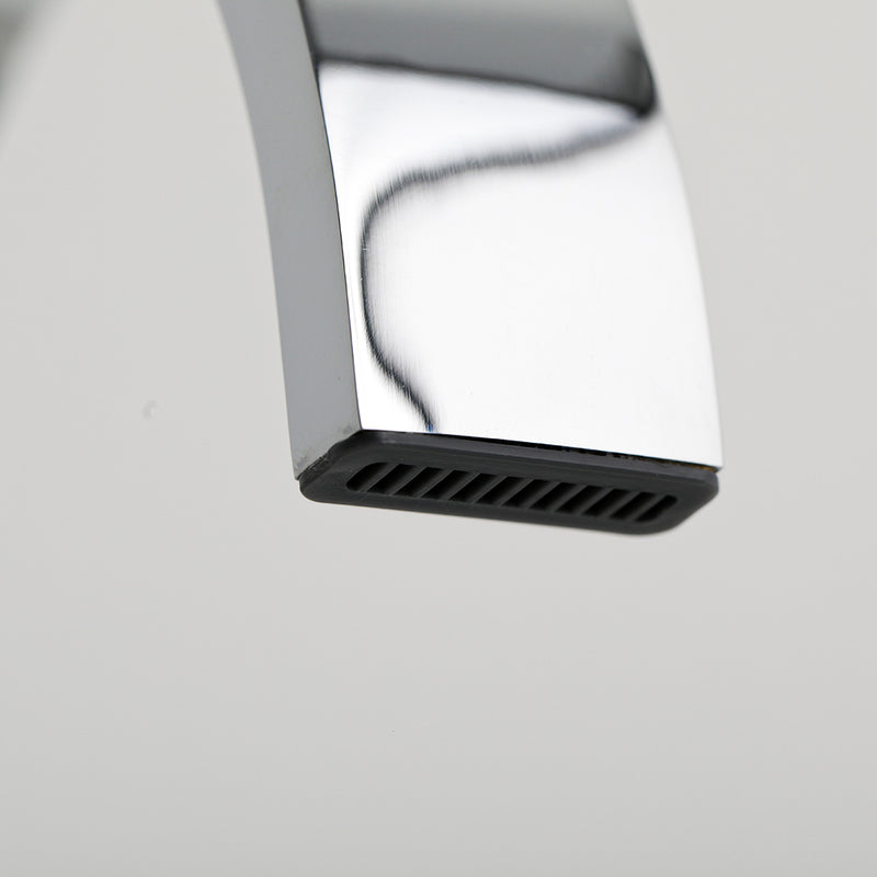 Devon Line2 Bathroom Faucet - Widespread - 8" Brass/Polished Chrome