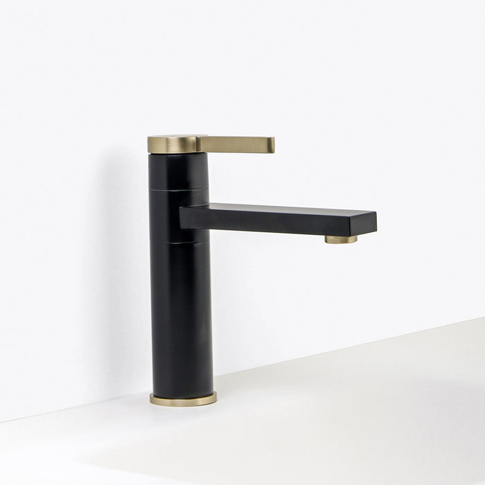 Metro Soho Bathroom Faucet - Single Hole - 8" Brass/Matt Black/Brushed Brass