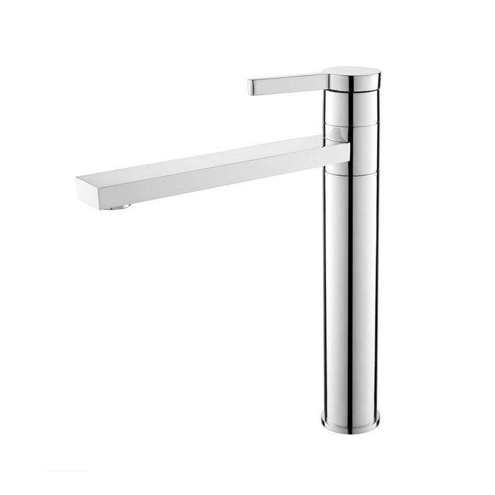 Metro Soho Vessel Bathroom Faucet - Single Hole - 13" Brass/Polished Chrome