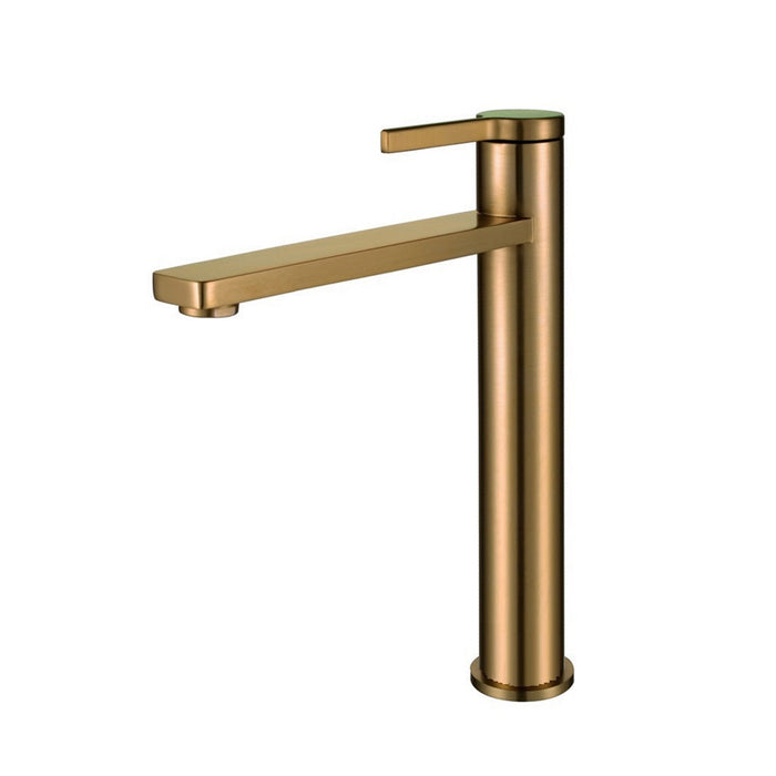 Metro Soho Vessel Bathroom Faucet - Single Hole - 13" Brass/Gold