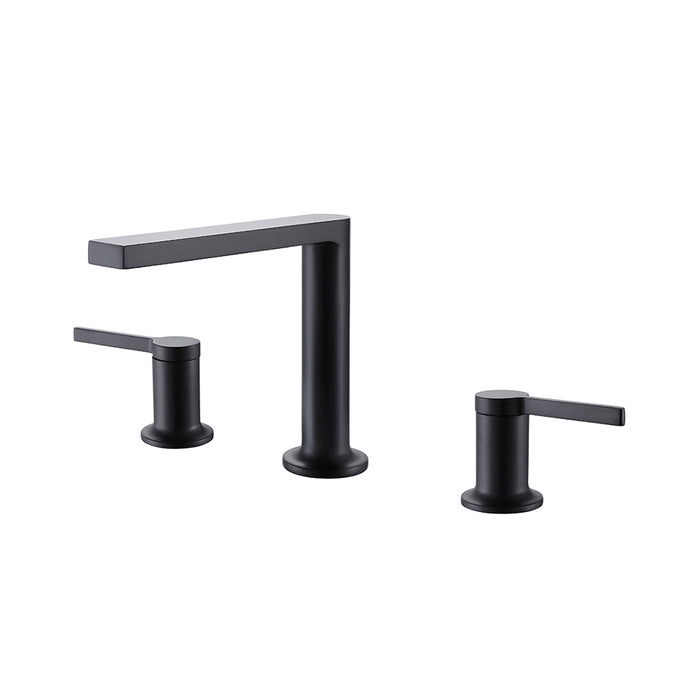 Metro Soho Bathroom Faucet - Widespread - 14" Brass/Matt Black