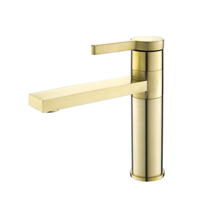 Metro Soho Bathroom Faucet - Single Hole - 8" Brass/Satin Brass