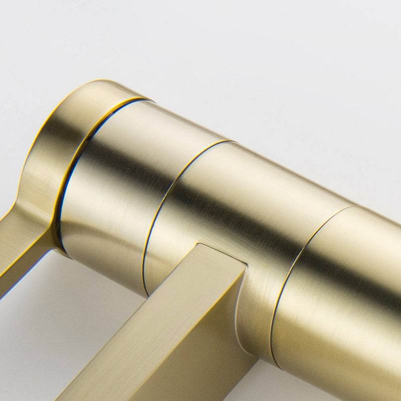 Metro Soho Bathroom Faucet - Single Hole - 8" Brass/Satin Brass