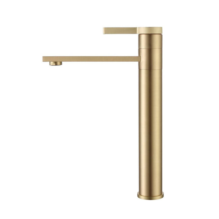 Metro Soho Vessel Bathroom Faucet - Single Hole - 13" Brass/Satin Brass