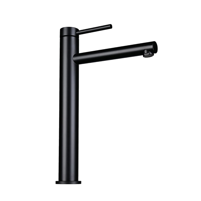 Metro Soho Thin Bathroom Faucet - Vessel - 11" Brass/Matt Black