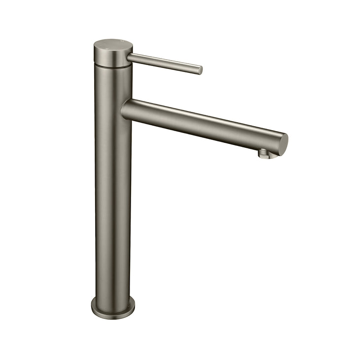 Metro Soho Thin Bathroom Faucet - Vessel - 11" Brass/Brushed Nickel