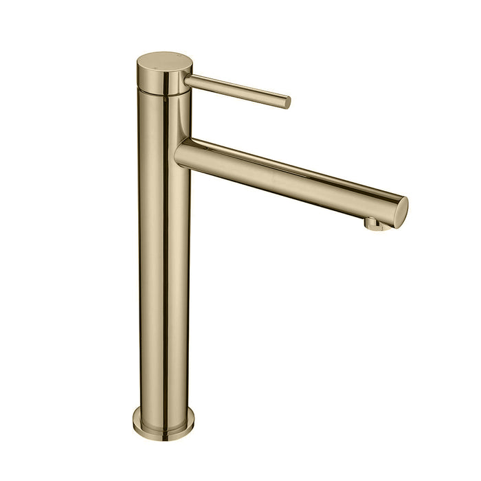 Metro Soho Thin Bathroom Faucet - Vessel - 11" Brass/Satin Brass