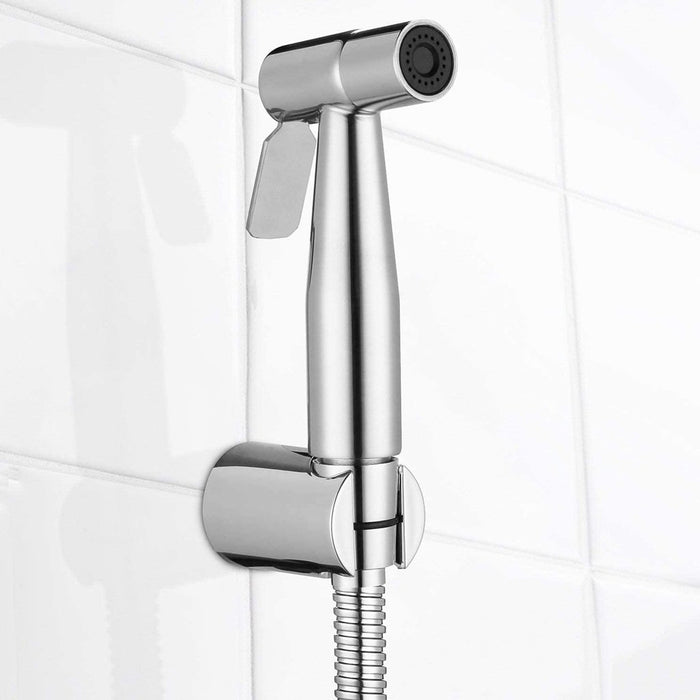 Shower Complements Bidet Sprayer Holder - Wall Mount - 1" Brass/Polished Chrome
