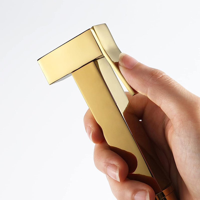 Devon Bidet Sprayer - Wall Mount - 4" Brass/Satin Brass