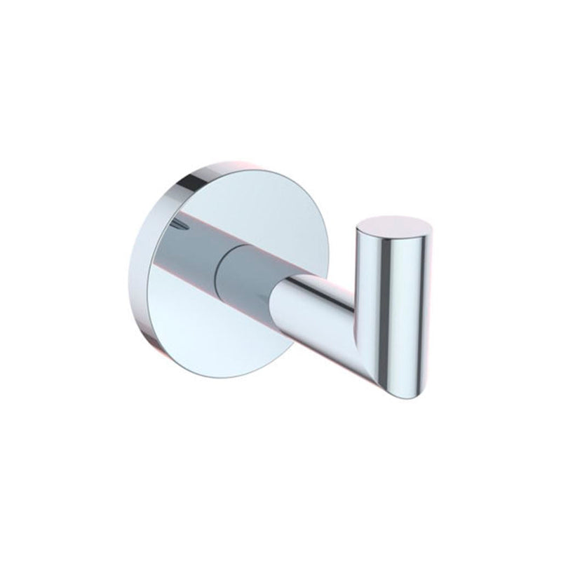Soho Round Bathroom Accessories Set - Wall Mount - Brass/Polished Chrome