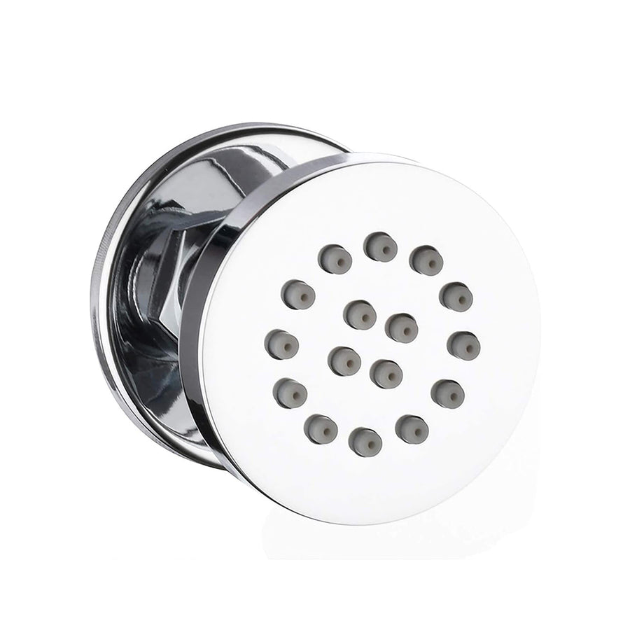 Smart Shower Jet - Wall Mount - 2" Brass/Polished Chrome