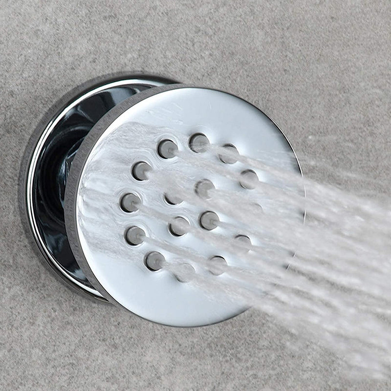 Smart Shower Jet - Wall Mount - 2" Brass/Polished Chrome