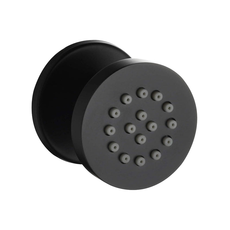 Smart Shower Jet - Wall Mount - 2" Brass/Matt Black