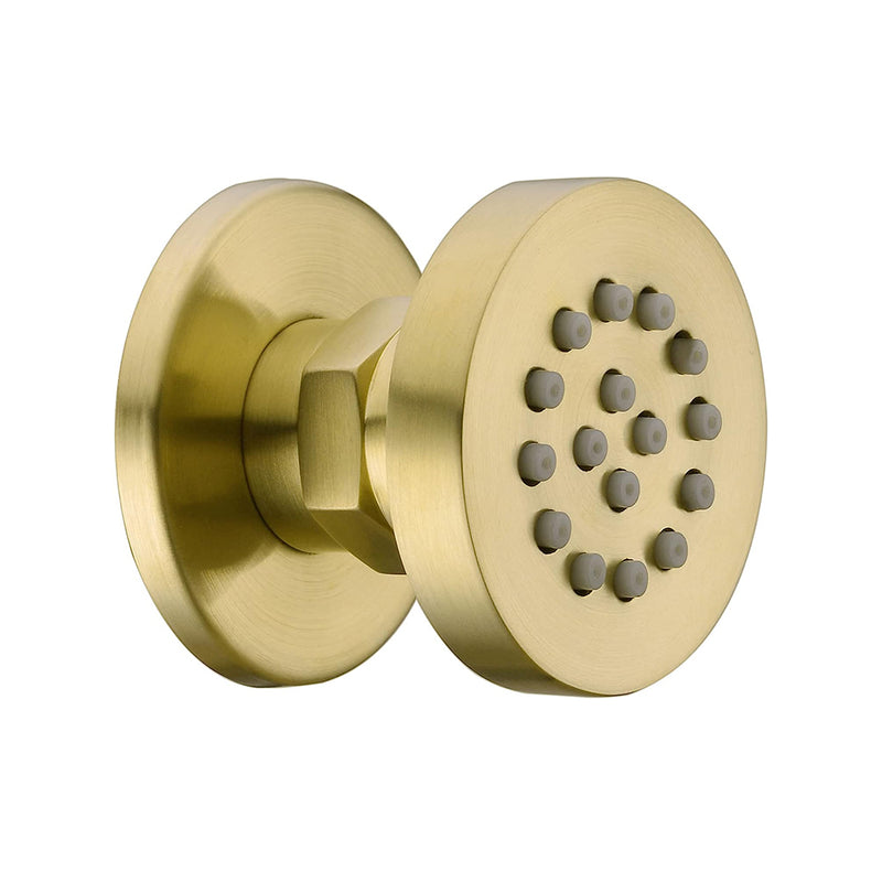 Smart Shower Jet - Wall Mount - 2" Brass/Satin Brass