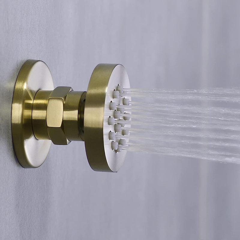 Smart Shower Jet - Wall Mount - 2" Brass/Satin Brass