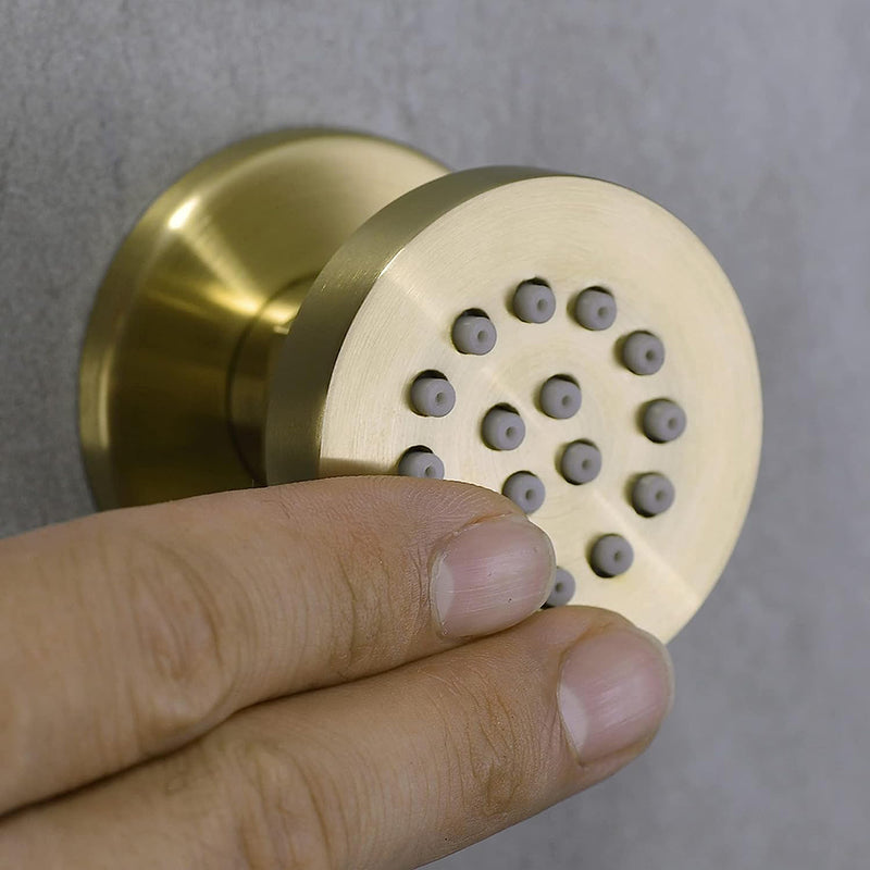 Smart Shower Jet - Wall Mount - 2" Brass/Satin Brass