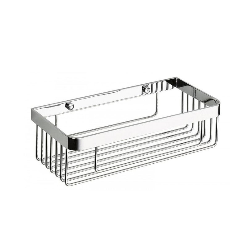 Universal Shower Basket - Wall Mount - 10" Brass/Polished Chrome