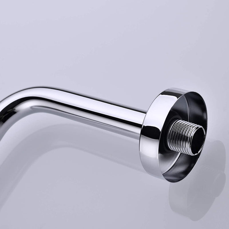 Smart Shower Arm - Wall Mount - 12" Brass/Polished Chrome