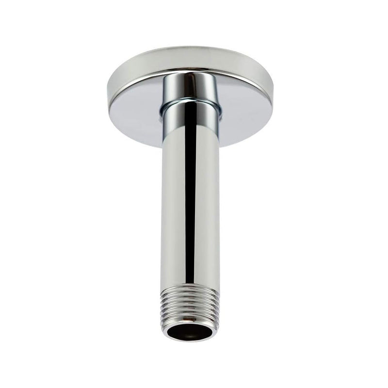 Smart Shower Arm - Ceiling Mount - 4" Brass/Polished Chrome